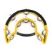 Maxtone 818 N/P Power-2 Tambourine w/Protecting Trim (Yellow)